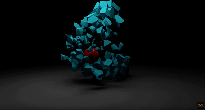 Breaking things in Modo, With Procedural Shatter