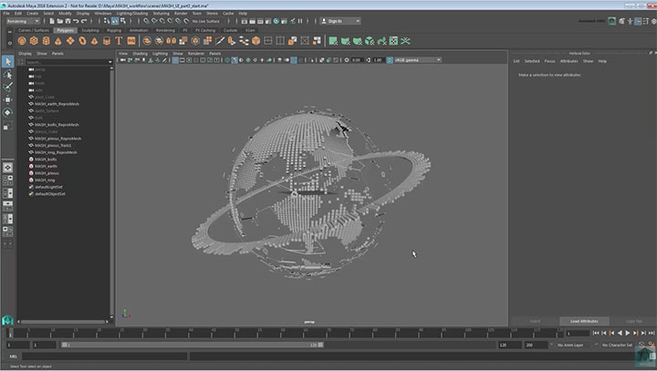 Maya motion graphics toolkit