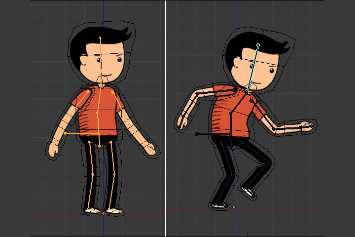 Rigging 2D Cut-Out Characters With Blender - Lesterbanks