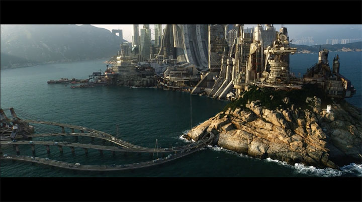 V-Ray Nuke Sci-fi City