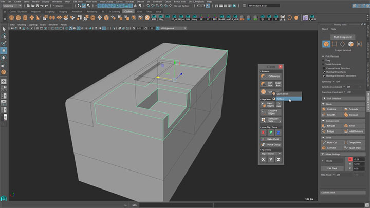 Klaudio Ladavac Releases His Maya Boolean Toolkit