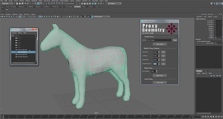 Maya OpenVDB Proxy Generator
