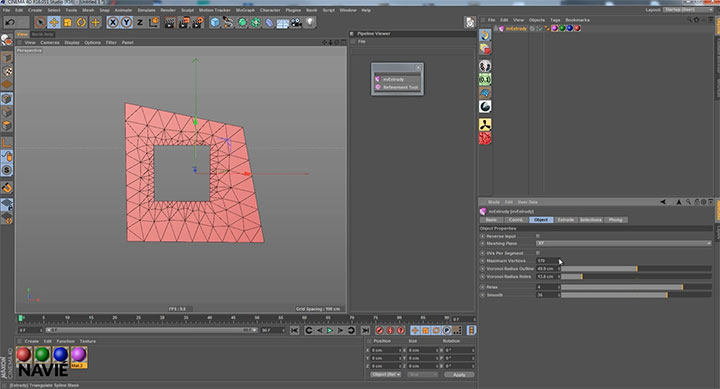 Xtrudy, an Even Distribution Alternative to C4D's Extrude
