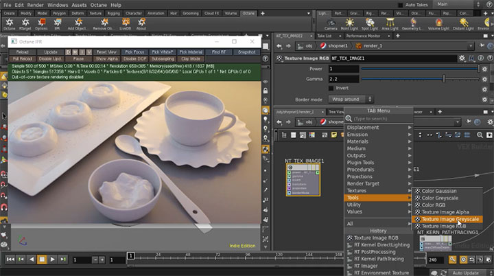 Custom Render Targets and HDR's With Octane in Houdini