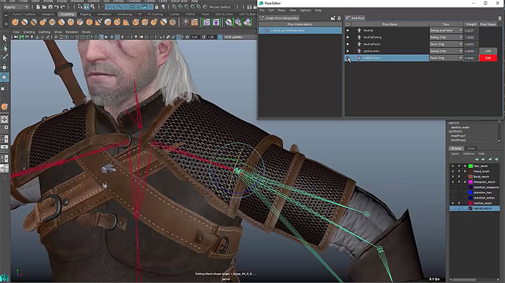 Have A Look Into The New Pose Editor In Maya 16 Ext 2 Lesterbanks