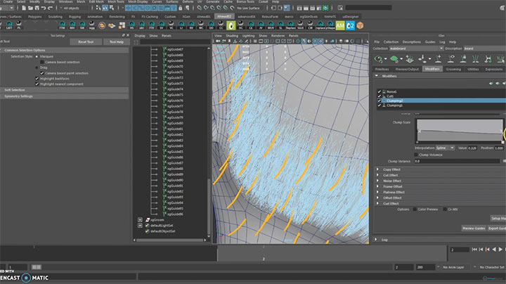 Creating Facial Hair for a Character With Maya xGen