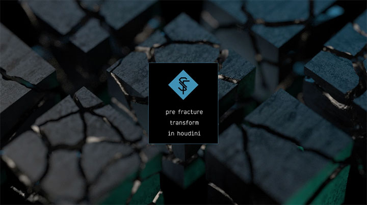how to create high detailed fractures in Houdini using a technique called pre fracture transform