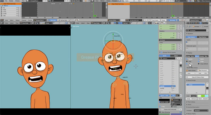 Create Rigged Grease Pencil Animations in Blender - CG Cookie