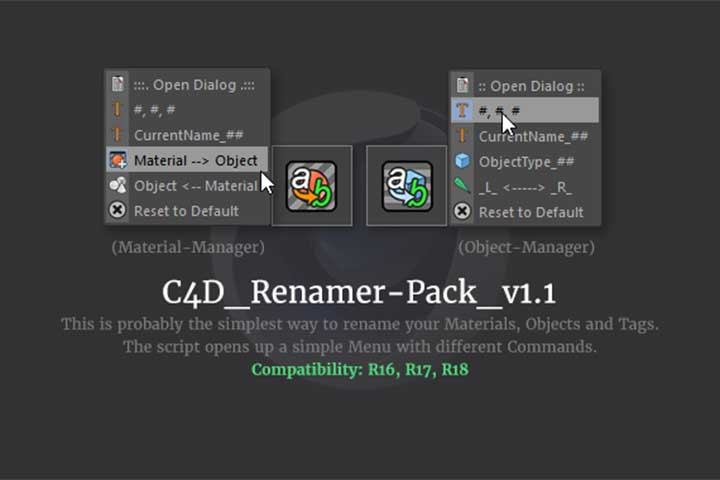 C4D Renamer Pack
