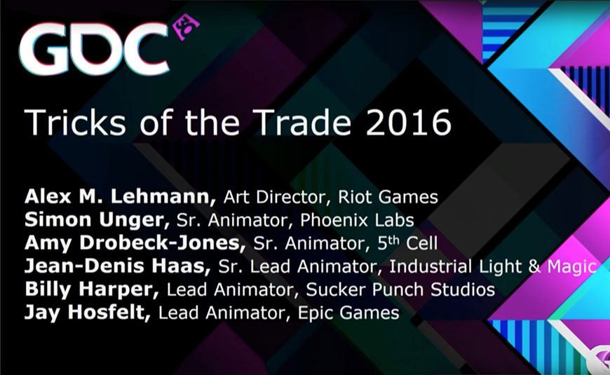 GDC Best Animation Tricks of the Trade for 2016