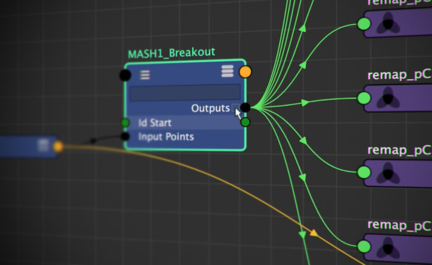 Have MASH Drive Custom Attributes With the Breakout Node