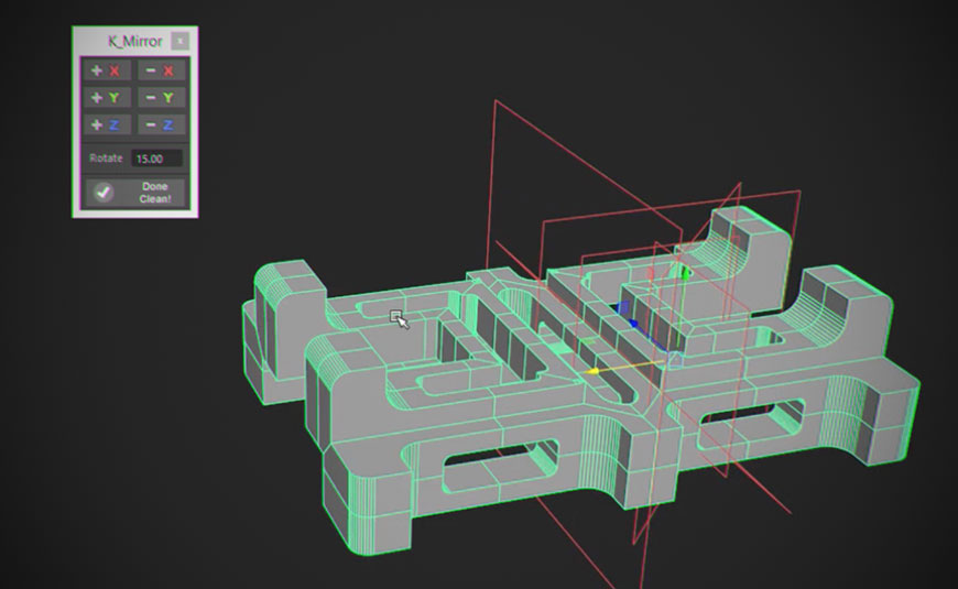 Missing Mirror Cut in Maya? Check Out This Mirror Tool Helper