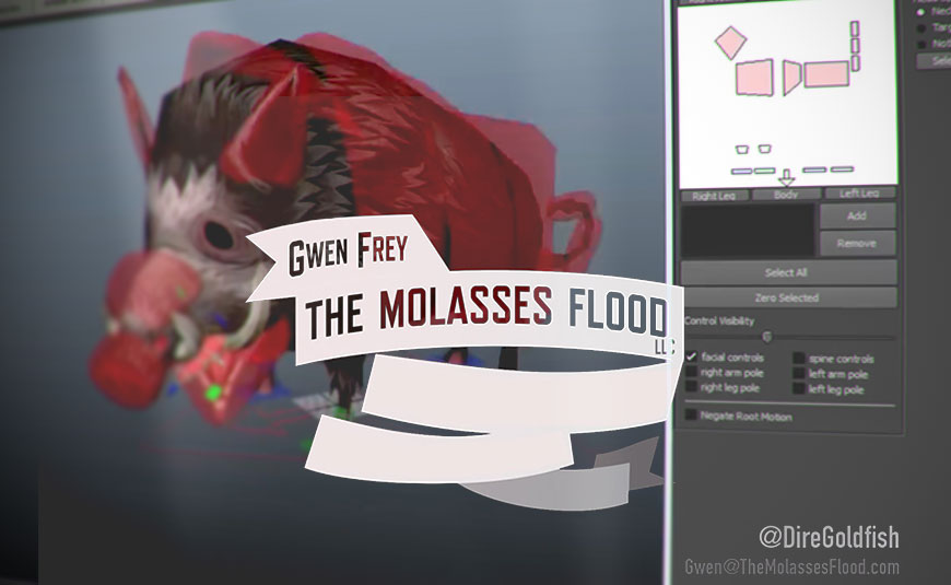 Tech Artist Gwen Frey Shows a Unique Shader Driven Rig System