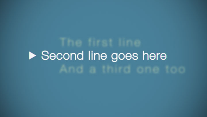 Interesting Ways to Transition Through Lines of Type in Ae
