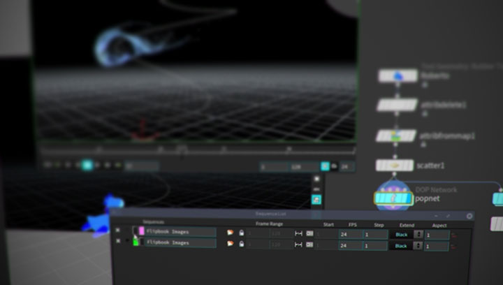 Working with FlipBooks and Sequences in Houdini