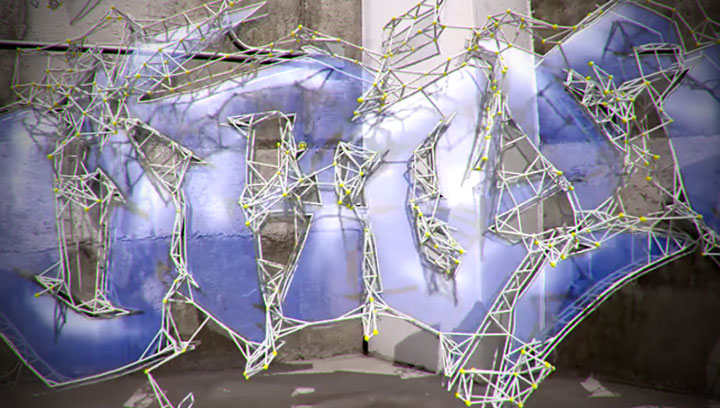 Attach a MASH Network to a Cloth Solve in Maya