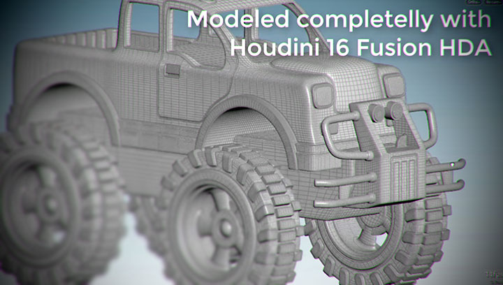 See What Modo's MeshFusion Looks Like as a Houdini Asset