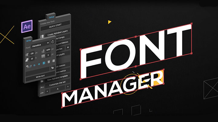 Font Manager is a New Way to Work With Animated Typefaces in Ae
