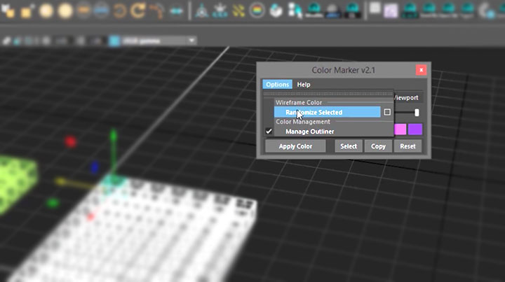 Color Marker Adds the Ability to Randomize Wireframe Color