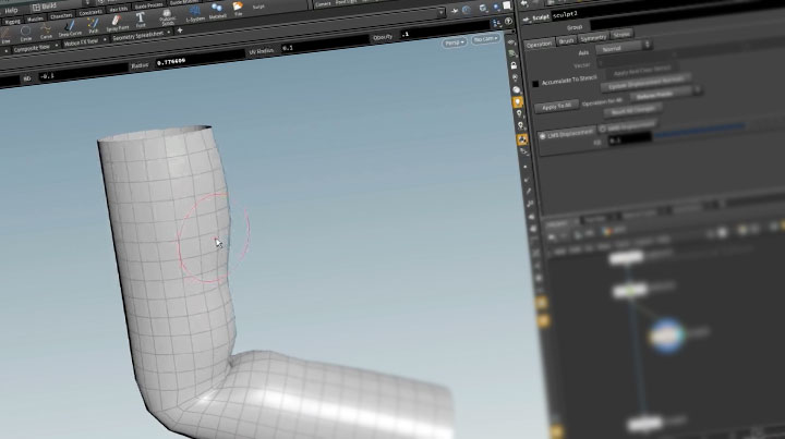 Extracting Deltas for Corrective Shapes With Houdini