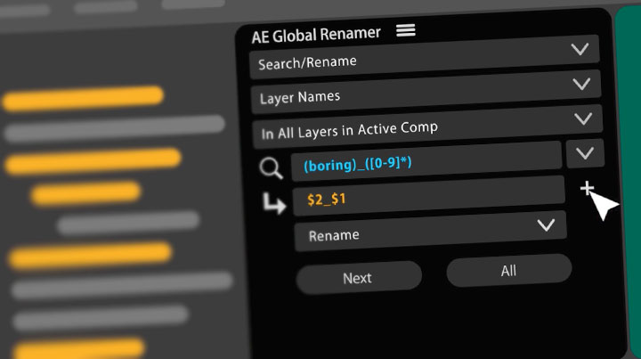 After Effects Global Renamer 2 Makes Revisions Fun Again
