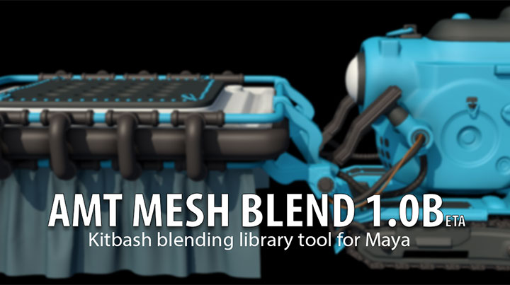 Mesh Blend is Impressive Kit Bashing for Maya