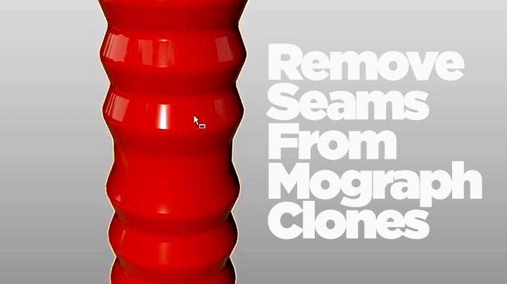 Easily Remove Seams from Clones Using Connect Object