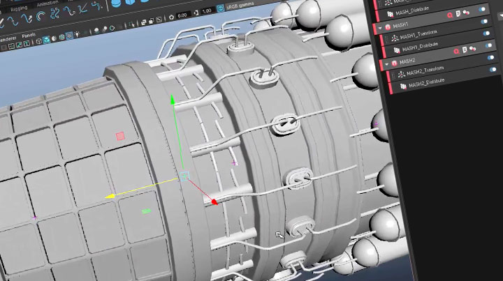 How to Model A Jet Engine in Maya