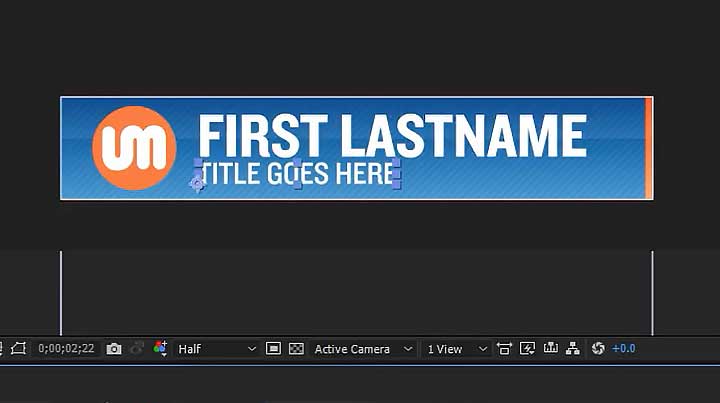 Change Text Layers by Renaming a Composition in Ae