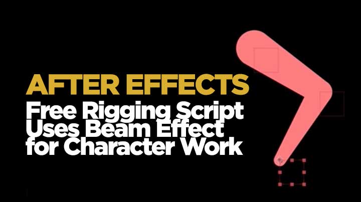 Free After Effects Rig Script Uses Beam for Foreshortening Effect