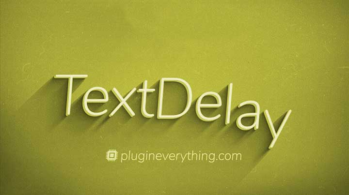 text delay after effects free download