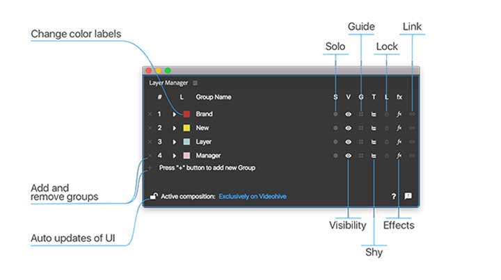 Ae's Layer Manager Gets Support for Drag and Drop