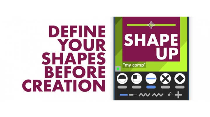 ShapeUp Define Shapes and Anchors Before Adding them to a Comp