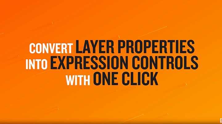 ControlIt Convert Select Layer Properties to Expressions in One Click