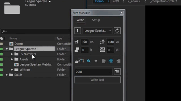 download fontmanager after effects