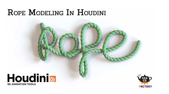 Create a Quick, Controllable Rope in Houdini