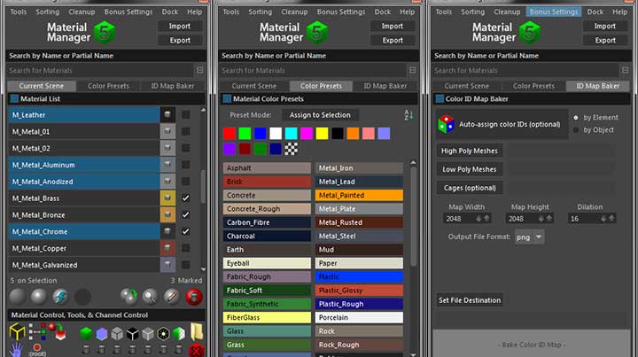 Material Manager for Maya Gets a Refresh