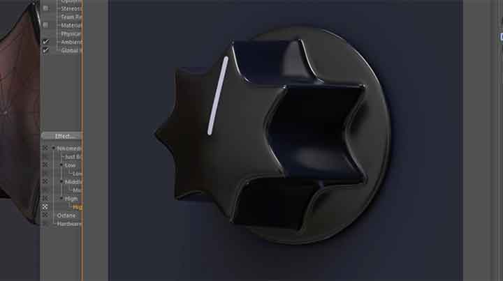 Model and Render a Moog Synth Knob With C4D