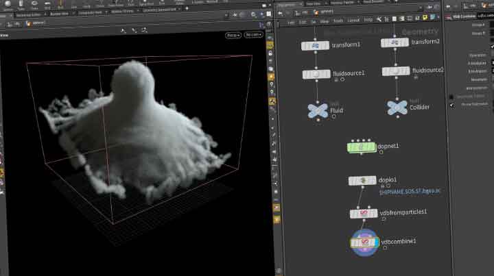 A No VEX Approach to Volumetric Liquids in Houdini