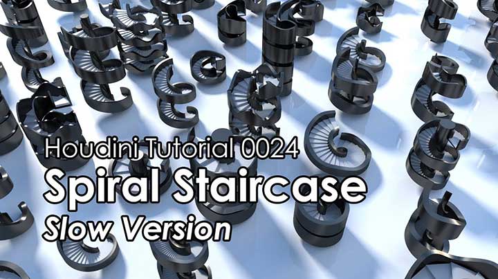 Create a Parametric Spiral Staircase With Houdini