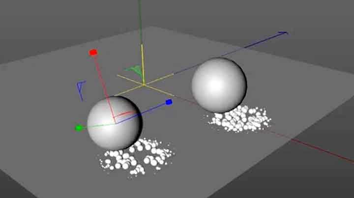 Emit Particles on Collision With Cinema 4D