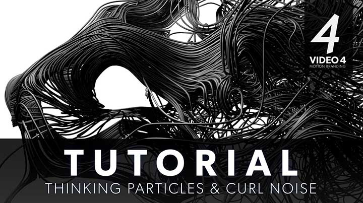 How to Create Curl Noise Particle Trails in C4D