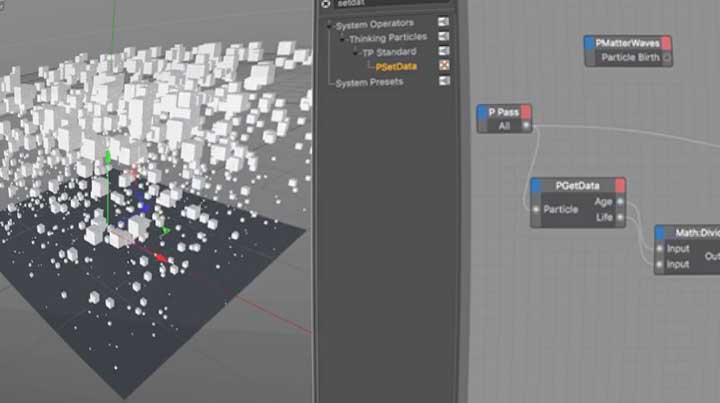 Working With Thinking Particles Age to Scale and Mograph