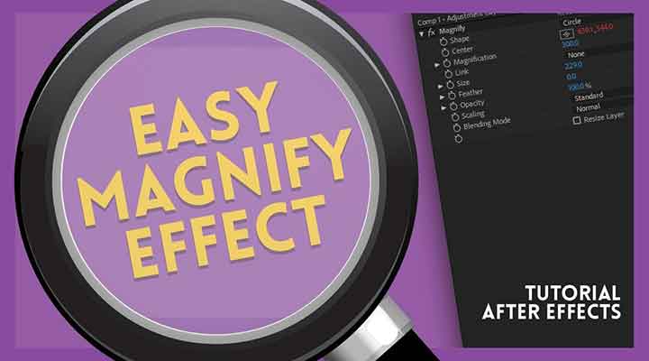 Create a Simple Magnify Effect With After Effects