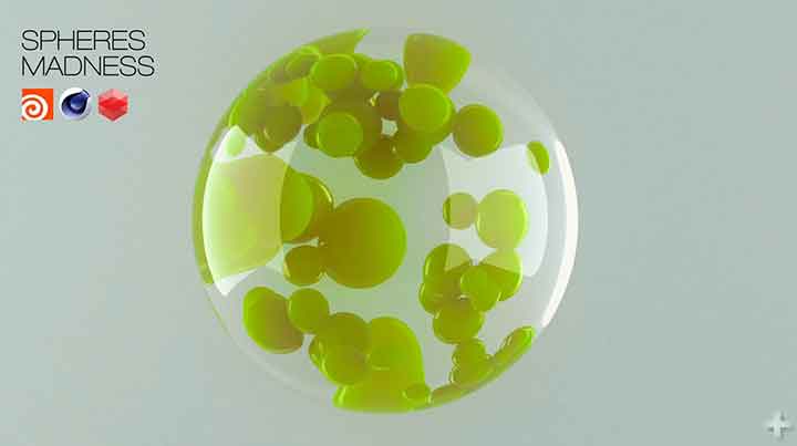 How to Create a Dynamic Sphere Sim Using Houdini and C4D