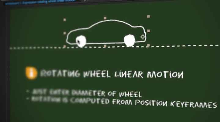 Rotate Car Wheels in Ae With This Expression