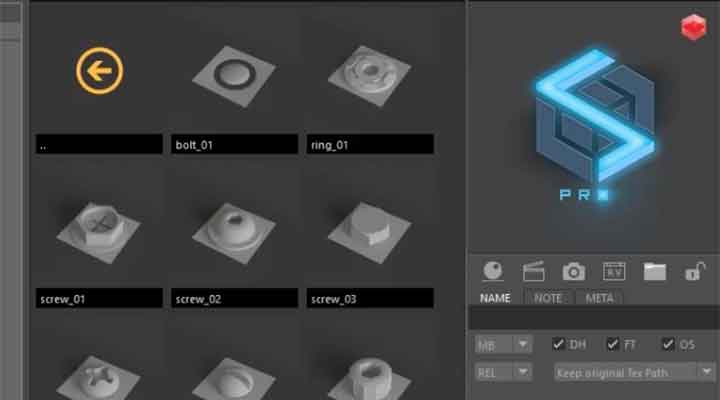 Browser Pro for Maya Adds New KitBash tools