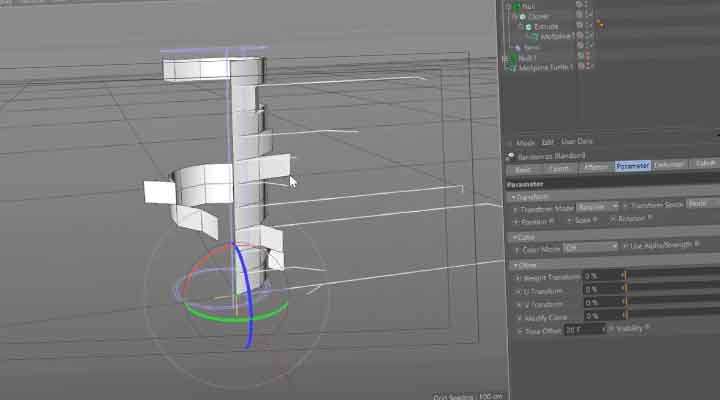 How to Build Folding Meshes Using L-systems and MoSplines