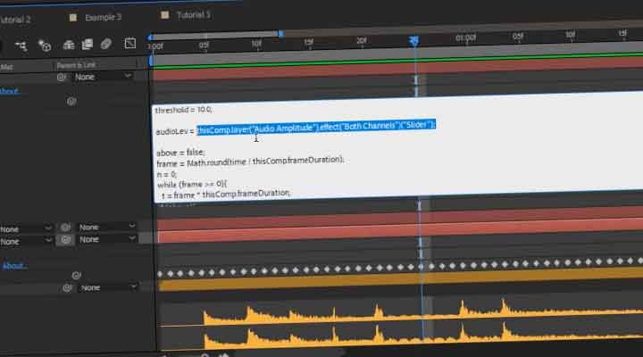 Trigger After Effects Layer Visibility With Sound