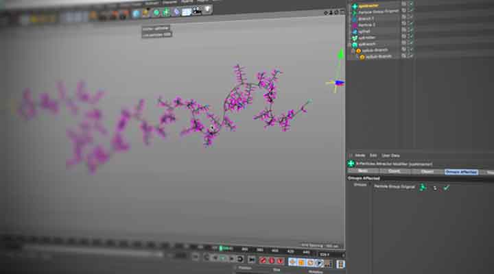 An Introduction to Branching With X-Particles in C4D